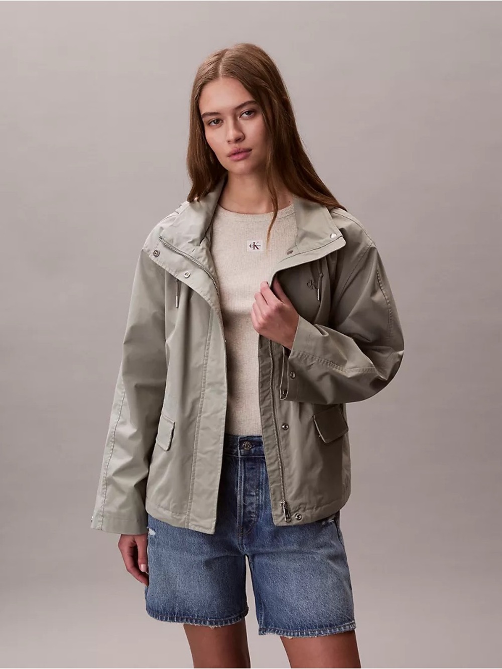 Calvin Klein Lightweight Tech Jacket- XL